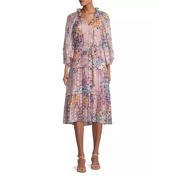 KOBI HALPERIN Mallory Floral-Print Gold Fleck Dress is available for  purchase on au PAY Market - Imported Goods Online Store Co.Ltd. | au PAY  Market - Online Shopping Site